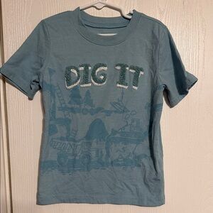 Carter's Teal 'Dig It' Short Sleeve Tee